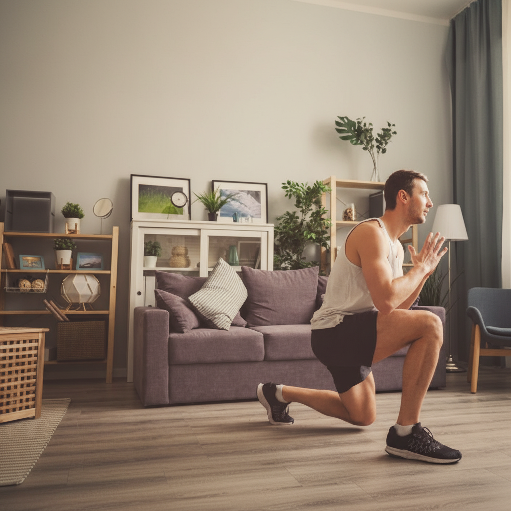 A beautiful autumn forest scene features