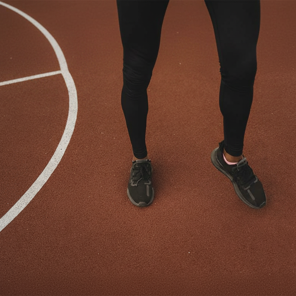 O Adidas Supernova Rise pronto para um treino em asfalto.